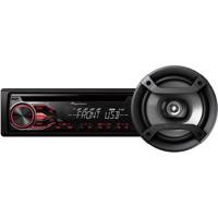 پخش کننده خودرو پایونیر مدل DXT-X186UB به همراه باند Pioneer DXT-X186UB Car Audio With Speakers