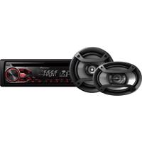 پخش کننده خودرو پایونیر مدل DXT-X1869UB به همراه باند Pioneer DXT-X1869UB Car Audio With Speakers