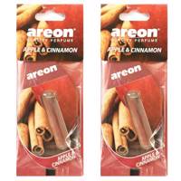 پک دو عددی خوشبو کننده آرئون مدل 5ml مایع با رایحه سیب و دارچین Areon Liquid 5ml Apple and Cinnamon Air Freshener Pack Of Two