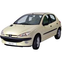 خودرو پژو 206 تیپ 5 دنده ای سال 1397 Peugeot 206 Type 5 1397 MT