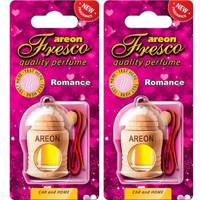 خوشبو کننده ماشین آرئون مدل فرسکو با رایحه رومانس - بسته دو عددی Areon Fresco Romance Car Air Freshener - Pack Of 2