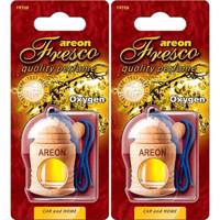 خوشبو کننده ماشین آرئون مدل فرسکو با رایحه اکسیژن - بسته دو عددی Areon Fresco Oxygen Car Air Freshener - Pack Of 2