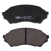 لنت ترمز جلو آیسر مدل 181309 مناسب برای مزدا 323 Icer 181309 Front Brake Pad For Mazda 323