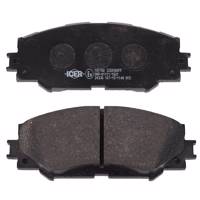 لنت ترمز جلو آیسر مدل 181760 مناسب برای تویوتا کرولا - Icer 181760 Front Brake Pad For Toyota Corolla