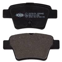 لنت ترمز عقب آیسر مدل 181729701 مناسب برای جیلی Icer 181729701 Back Brake Pad For Geely