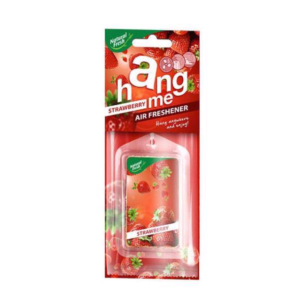 خوشبو کننده نچرال فرش مدل Hang Me Strawberry، Natural Fresh Hang Me Strawberry Car Air Freshener