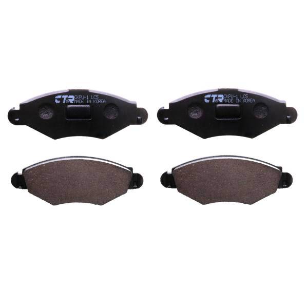 لنت ترمز جلو سی تی آر مدل CKPU-1 مناسب برای پژو 206 تیپ دو، CTR CKPU-1 Front Brake Pad For PEOGEOUT 206