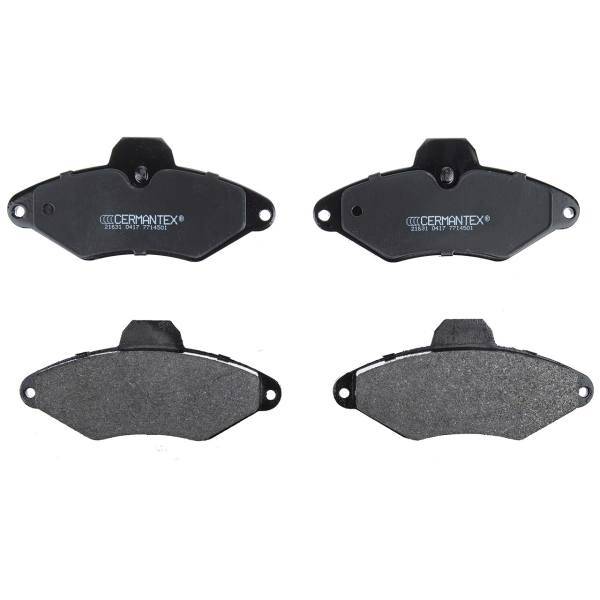 لنت ترمز جلو سرمنتکس مدل 21631 مناسب برای زانتیا، Cermantex 21631 Front Brake Pad For Xantia