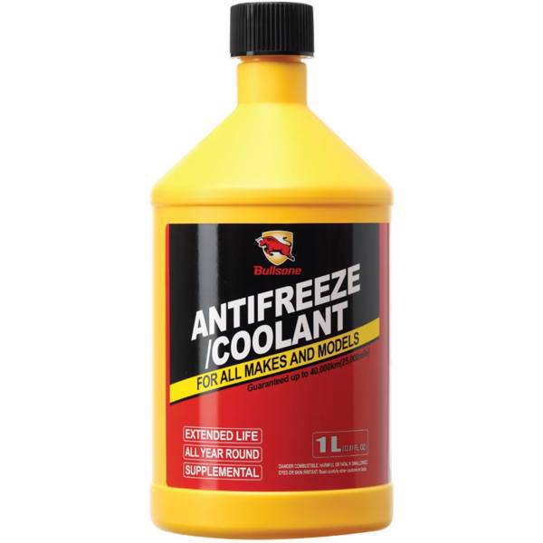 ضدیخ و خنک کننده بولزوان حجم 1 لیتر، Bullsone Antifreeze And Coolant 1 Liter