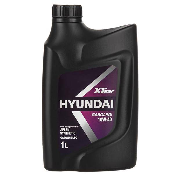 روغن موتور خودرو هیوندای اکستیر مدل 10W-40 ظرفیت 1 لیتر، Hyundai XTeer 10W-40 Engine Oil 1L