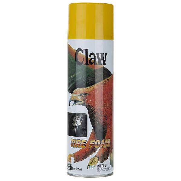 فوم تایر خودرو کلو مدل CW2001 حجم 650 میلی لیتر، Claw CW2001 Tire Foam 650ml