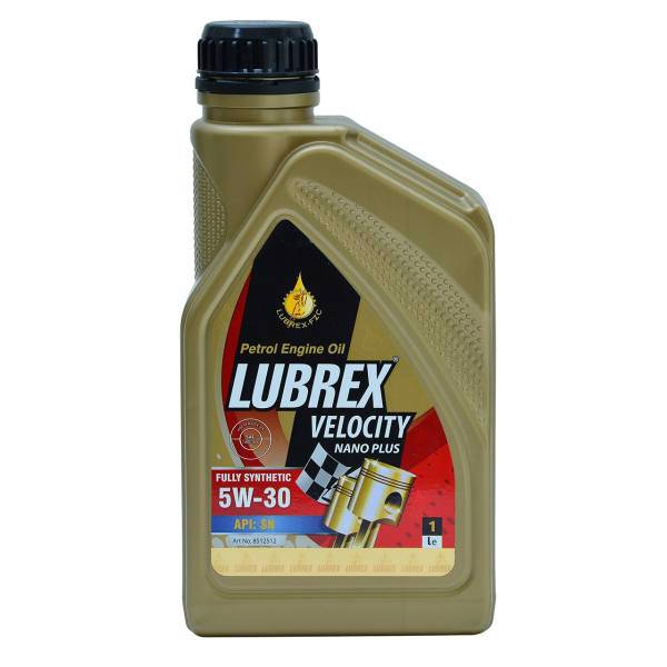 روغن موتور لوبرکس مدل Velocity Nano Plus 5W30 حجم 1 لیتر، Lubrex Velocity Nano Plus 5W30 Engine Oil 1L