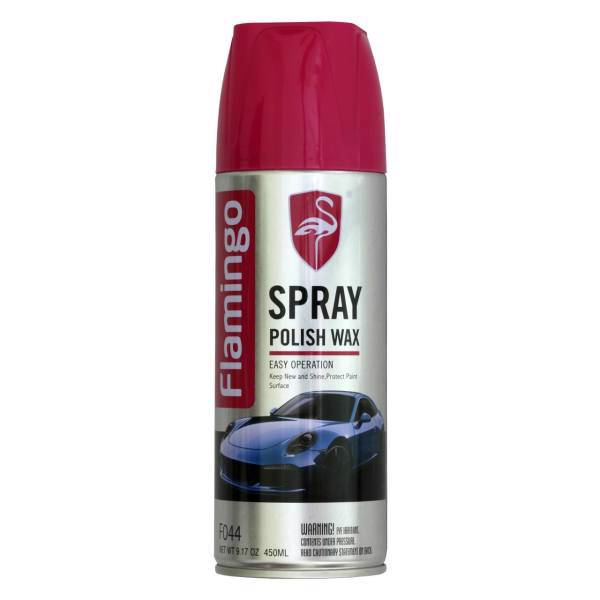 اسپری تمیز کننده خودرو فلامینگو مدل F044 حجم 450 میلی لیتر، Flamingo f044 Car Cleaner Spray 450ml