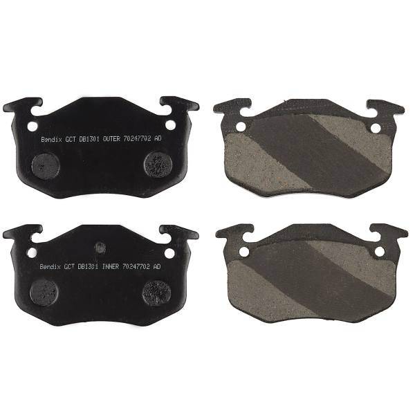 لنت ترمز عقب بندیکس مدل DB 1301 GCT مناسب برای پژو 206، Bendix DB 1301 GCT Rear Brake Pad For Peugeot 206