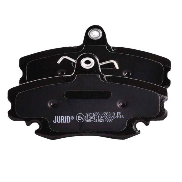 لنت ترمز جلو جورید مدل D571526 مناسب برای رنو ال 90، Jurid D571526 Front Brake Pad For Renult L90