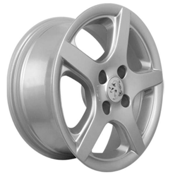 رینگ آلومینیومی چرخ مدل KW004 سایز 15 اینچ با آرم پژو، KW004 Aluminium Wheel Rims 15 Inch For Peugeot