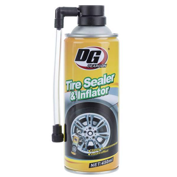 اسپری رفع پنچری تایر خودرو دیرگون مدل DG-45 حجم 450 میلی لیتر، Deargon DG-45 Tire Inflator 450ml