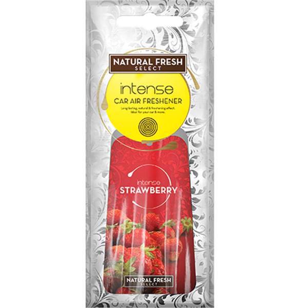 خوشبو کننده نچرال فرش مدل Intense Strawberry، Natural Fresh Intense Strawberry Car Air Freshener