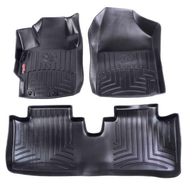 کفپوش سه بعدی خودرو سانا مناسب برای تویوتا یاریس، Sana 3D Car Vehicle Mat For TOYOTA Yaris