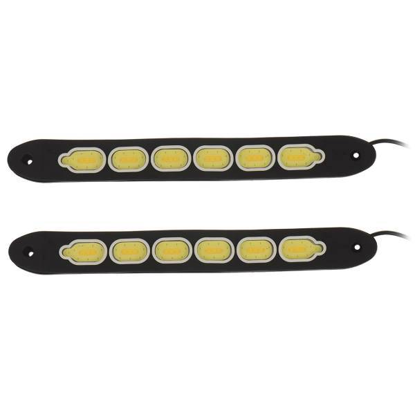 چراغ سی او بی قابل انعطاف خودرو دی تایم رانینگ لایت مدل 26 سانتی‌متری 6 لامپ، Daytime Running Light Flexible COB 26cm 6Lights