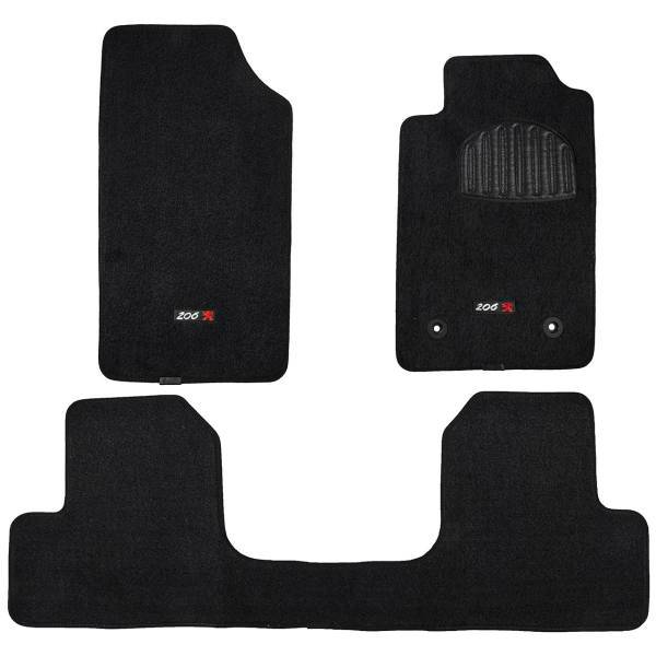 کفپوش موکتی خودرو بابل مناسب برای پژو 206، Babol Car Vehicle Mat For Peugeot 206