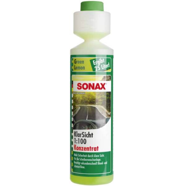 محلول شیشه شوی غلیظ خودرو سوناکس مدل 386141 حجم 250 میلی لیتر، Sonax 386141 Clear View Concentrate For Glass 250mL