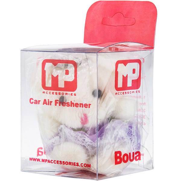 خوشبوکننده عروسکی ماشین طرح خرس گل به سر، MP Bear Car Air Freshener