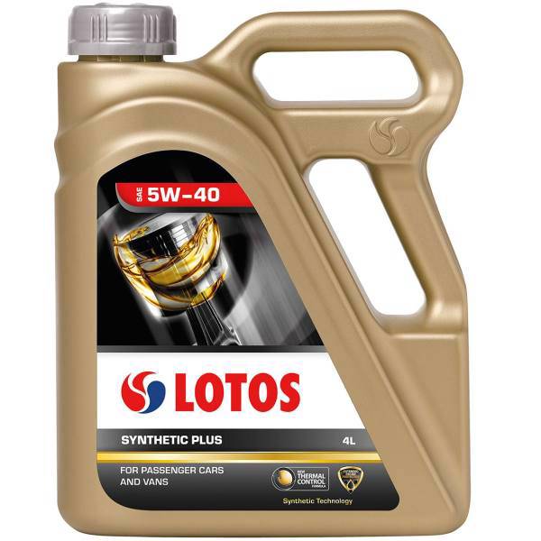 روغن موتور خودرو لوتوس مدل Synthetic Plus حجم 4 لیتر، Lotos Synthetic Plus Car Engine Oil 4 L