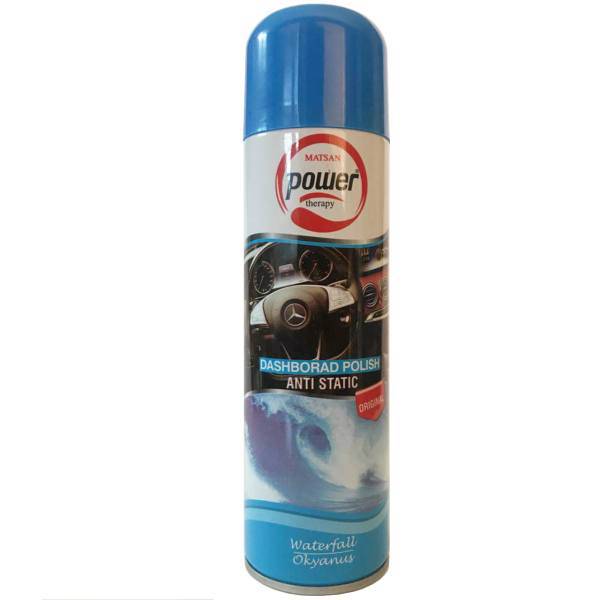 اسپری پولیش داشبورد پاور مدل Waterfall حجم 225 میلی لیتر، Power Waterfall Dashboard Polish Spray 225ml