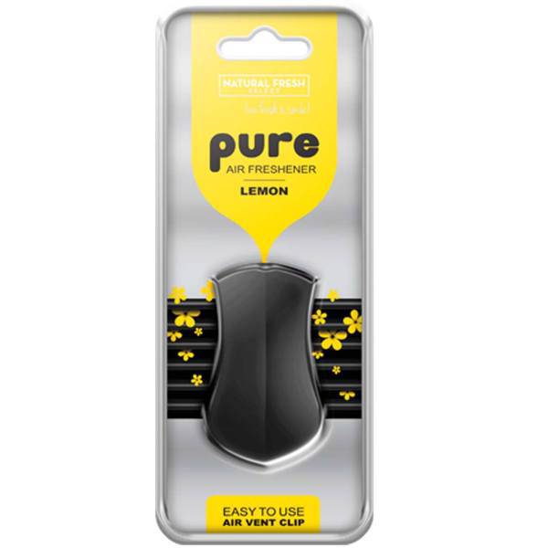 خوشبو کننده ماشین نچرال فرش مدل Vent Lemon، Natural Fresh Vent Lemon Car Air Freshener