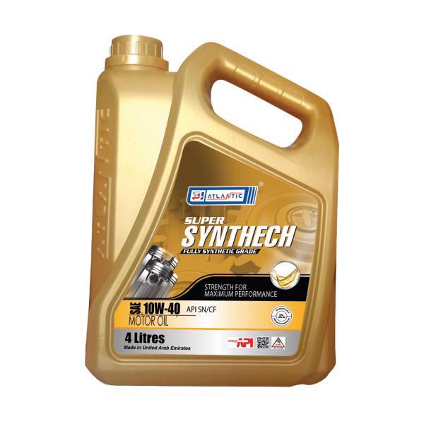 روغن موتور خودرو آتلانتیک مدل 10W40 Full Synthetic حجم 4 لیتر، Atlantic 10W40 Full Synthetic Motor Oil 4L