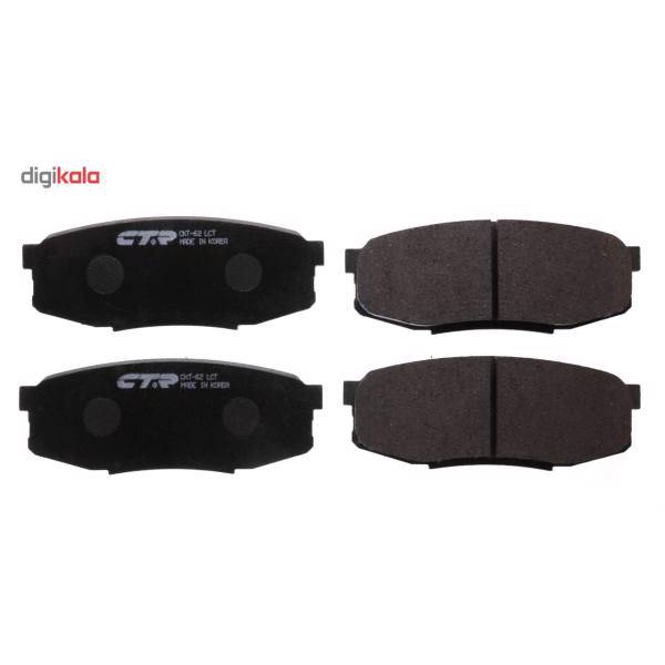 لنت ترمز عقب سی تی آر مدل CKT-62 مناسب برای لندکروز، CTR CKT-62 Rear Brake Pad For Land Cruiser