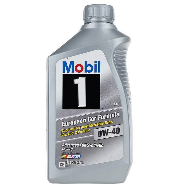 روغن موتور خودرو موبیل مدل One 0W-40 حجم 946 میلی لیتر، Mobil One 0W-40 Car Engine Oil 946ml