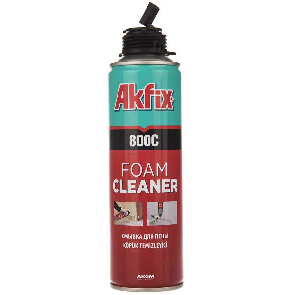 اسپری تمیز کننده آکفیکس مدل 800C حجم 500 میلی لیتر، Akfix 800C Foam Cleaner Spray 500 ml