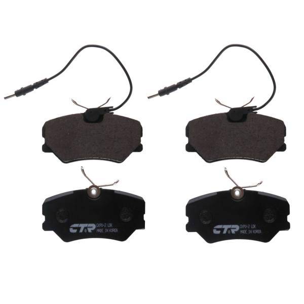 لنت ترمز جلو سی تی آر مدل CKPU-2 مناسب برای پژو 405، CTR CKPU-2 Front Brake Pad For PEOGEOUT 405