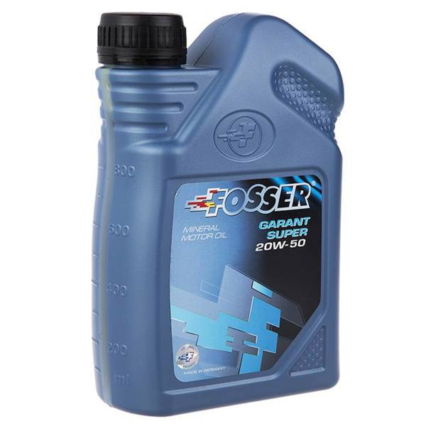 روغن موتور خودرو فوسر مدل Garant Super 20W-50 حجم 1 لیتر، Fosser Garant Super 20W-50 Engine Oil 1 L