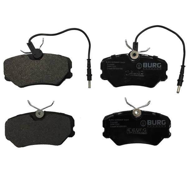 لنت ترمز جلو بورگ جرمنی مدل 3010201003 مناسب برای پژو 405، burg germany 3010201003 Front Brake Pad For Peugeot 405