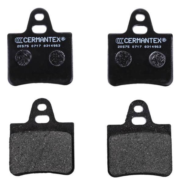 لنت ترمز عقب سرمنتکس مدل WVA-20575 مناسب برای سیتروئن زانتیا، Cermantex WVA-20575 Rear Brake Pad For Citroen Xantia