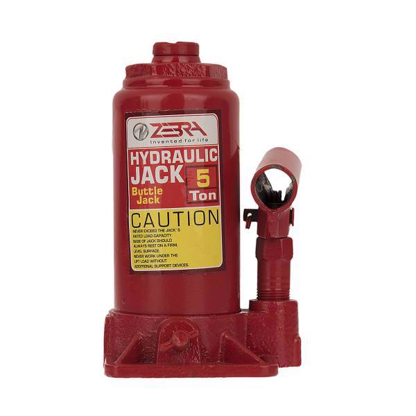 جک هیدرولیک خودرو زبرا مدل 5Ton، Zebra 5Ton Hydraulic Bottle Jack