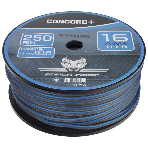 کابل بلندگو خودرو کنکورد پلاس مدل S-16G250BG، Concord Plus S-16G250BG Car Speaker Wire