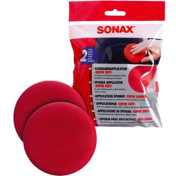 اسفنج کاربردی بسیار نرم سوناکس مدل 417141 بسته 2 عددی، Sonax 417141 Super Soft Sponge Applicator Pack of 2