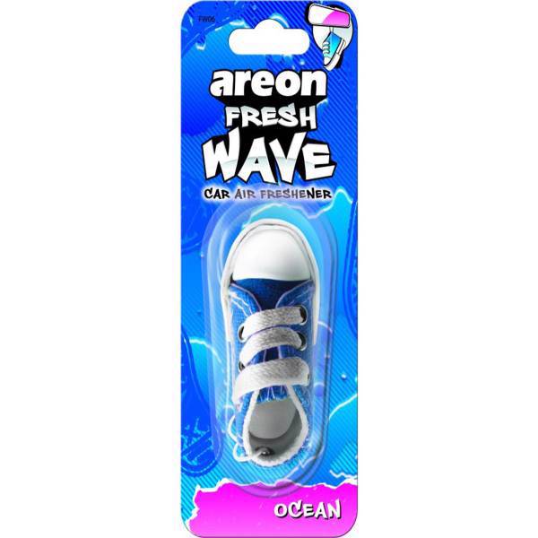 خوشبو کننده ماشین آرئون مدل فرش ویو اقیانوس، Areon Fresh Wave Black Ocean Car Air Freshener