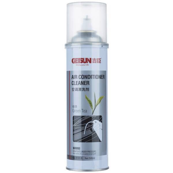 اسپری تمیز کننده مجرای هوای خودرو گتسان مدل G-1111D حجم 500 میلی لیتر، Getsun G-1111D Car Air Conditioner Cleaner Spray 500ml