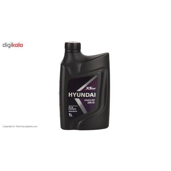 روغن موتور خودرو هیوندای اکستیر مدل 20W-50 ظرفیت 1 لیتر، Hyundai XTeer 20W-50 Engine Oil 1L