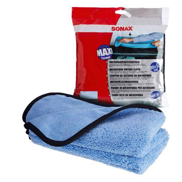 حوله خشک کننده میکروفایبر بدنه‌ی خودرو سوناکس مدل 450800، Sonax 450800 Microfiber Drying Cloth