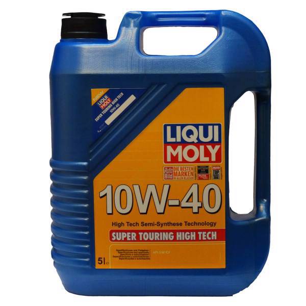 روغن موتور خودرو لیکومولی مدل Super Touring High Tech 10W_40 حجم 5 لیتر، Liqui Moly Super Touring Highe Tech 10W_40 Engine Oil 5L