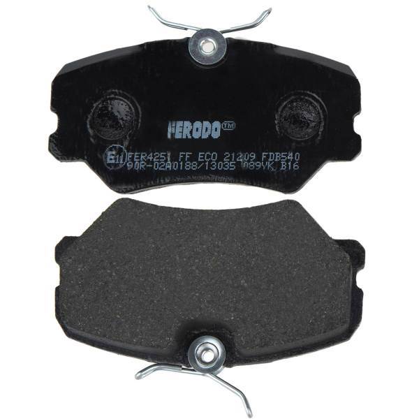 لنت ترمز جلو فرودو مدل FDB540 مناسب برای سمند، Ferodo FDB540 Front Brake Pad For Samand