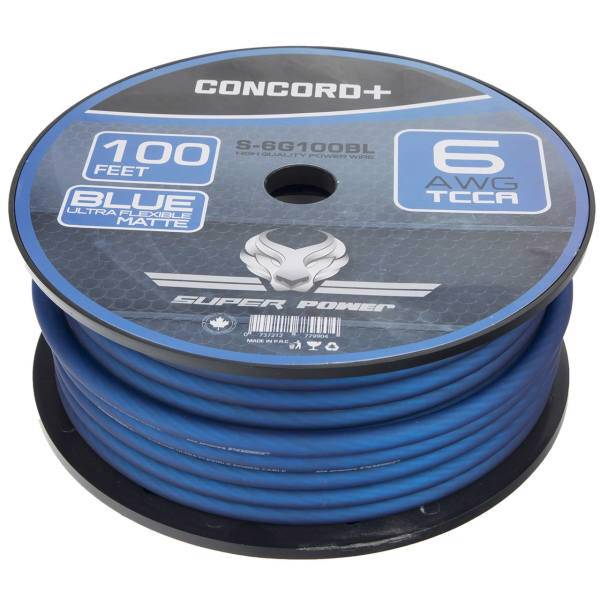 کابل بلندگو خودرو کنکورد پلاس مدل S-6G100BL، Concord Plus S-6G100BL Car Speaker Wire