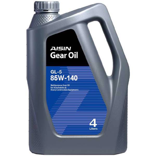 روغن گیربکس خودرو آیسین مدل GL5 85W-140 ظرفیت 4 لیتر، Aisin GL5 85W-140 Gearbox Oil 4L