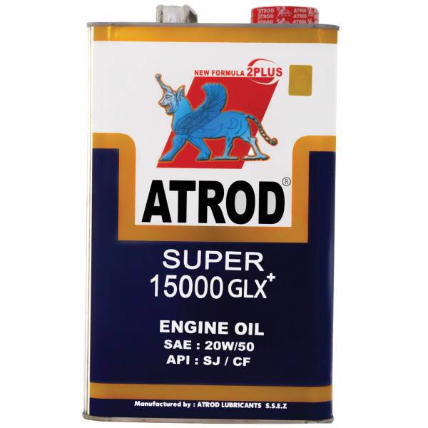 روغن موتور خودرو آترود مدل20w50 Super 15000 حجم 4.5L، Atrod 15000 Super 20w50 Engine Oil 4.5L